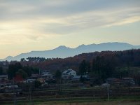 夕影の那須連山