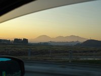 霞む日光連山