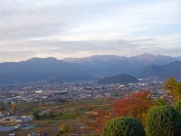 ぶどうの丘より塩山方面