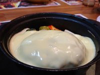締めはハンバーグ