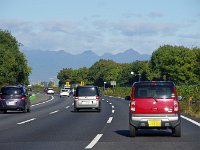 正面に赤城山