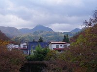 鉄橋に紅葉