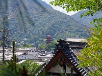 要害山よりの遠望。大聖院方面
