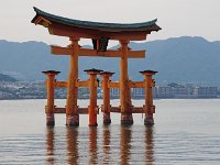 夕日を受けて