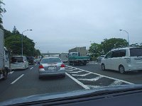 午前6時過ぎ・・・結構渋滞！