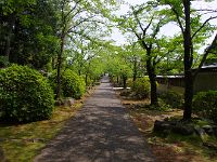 山門を振り返ると