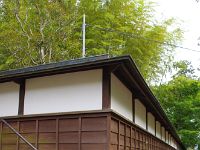 板塀が面白い