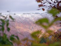 雪の尾根