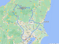 800Km近く走りました。ドライバーご苦労さま！