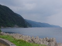 どこまでも続く断崖
