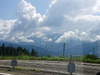 雲の中の越後三山？