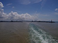 河口は泥水