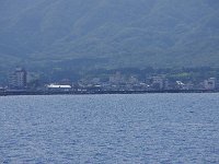 両津の町並み