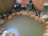 露天風呂・・・トゲトゲが一杯！