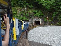 かわいいトロッコで