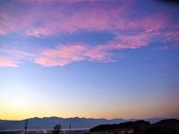 茜雲とアルプス