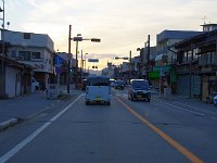 やっと、市内に！