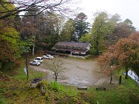 急登の先の駐車場
