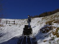 昨日は吹雪、今日は晴天