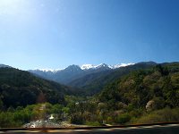 中央アルプス南端、南駒ヶ岳を中心に