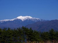 大きな山容：仙丈岳