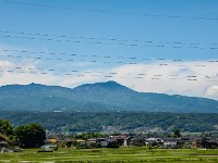 後方に、北八・・・蓼科山