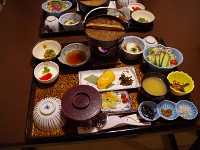 素朴な朝御飯