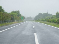 帰りはずっと豪雨