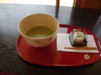 お薄を一服