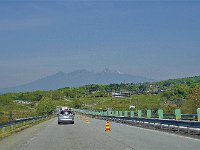 霞の中に八ヶ岳