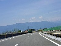 塩尻平、乗鞍岳がお出迎え