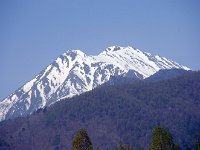常念岳山頂