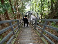 行ってみますか！　凄い階段
