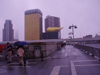 IMG 7066  あずま橋とアサヒビールシンボル