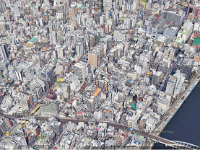 asakusa hashi  Google　Earthより