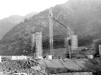 下久保ダム建設現場